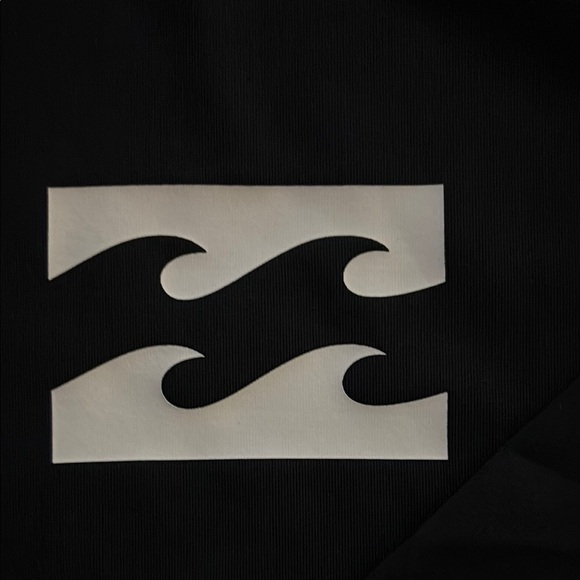 Billabong Kids Black Wave Logo Long Sleeve UPF 50+ Swim Shirt *Brand New - Picture 4 of 5